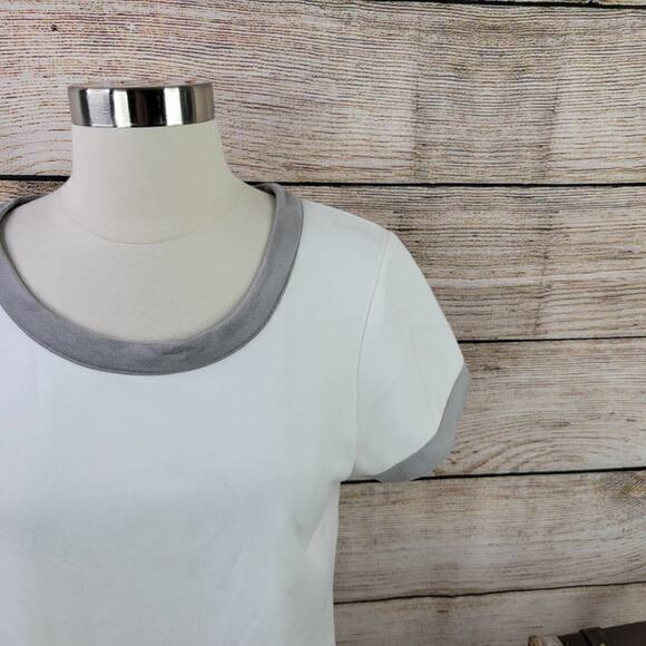 ASTARS Carter‎ Vegan Suede Terry Ringer Tee Small - Picture 5 of 8